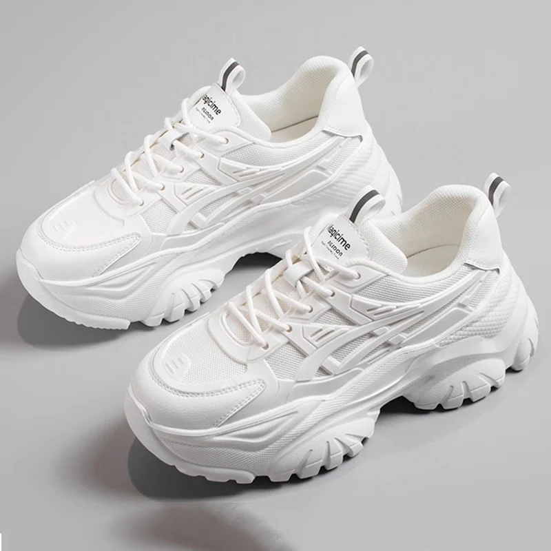 Damen Sportliche Chunky Sneakers mit dämpfender Sohle und atmungsaktiver Obermaterialstruktur Heidi Mode - Image 6