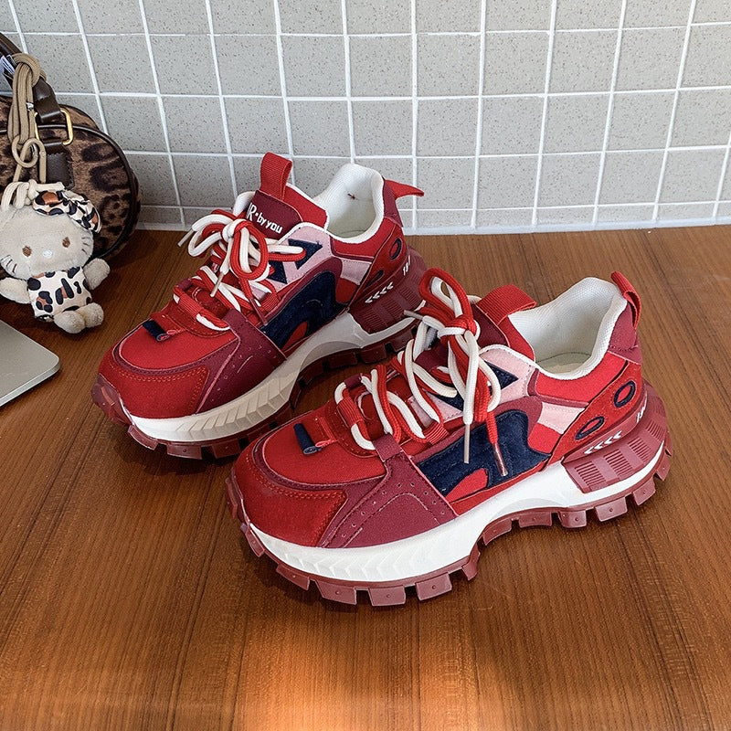 Damen Sportliche Chunky Sneakers mit einzigartigem Design Heidi Mode - Image 7