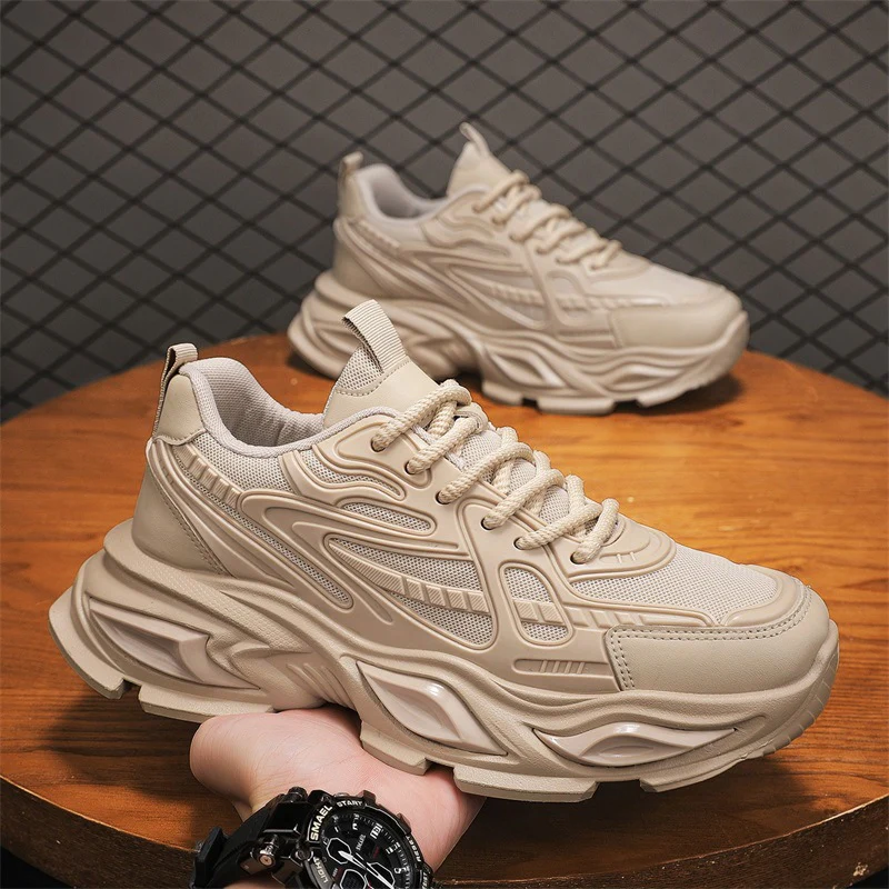 Damen Sportliche Chunky Sneakers mit elastischem Dämpfungssystem und atmungsaktivem Obermaterial Heidi Mode - Image 4