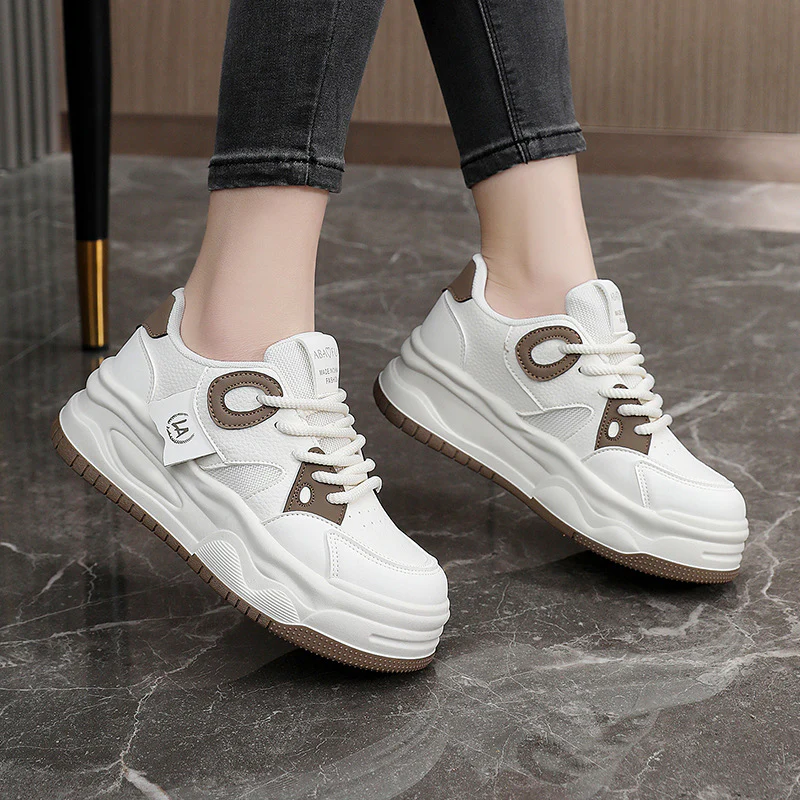 Damen Sportliche Chunky Sneakers mit ergonomischer Dämpfung und atmungsaktiver Obermaterialstruktur Heidi Mode - Image 4