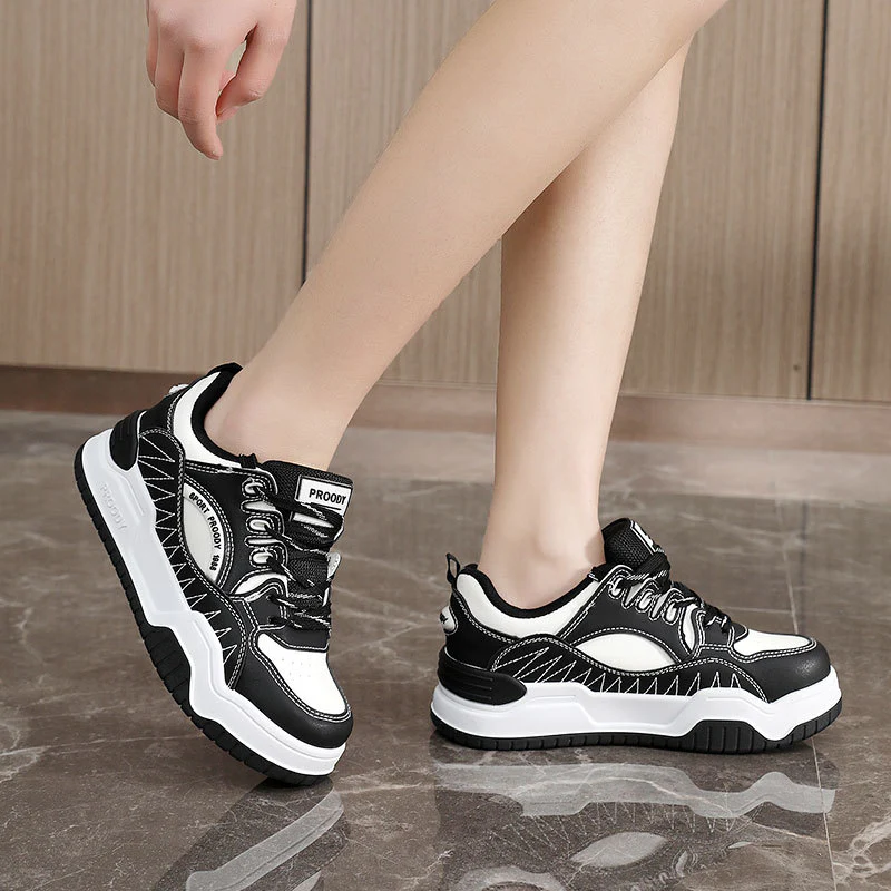 Damen Sportliche Chunky Sneakers mit ergonomischer Dämpfung und modischem Design Heidi Mode - Image 4