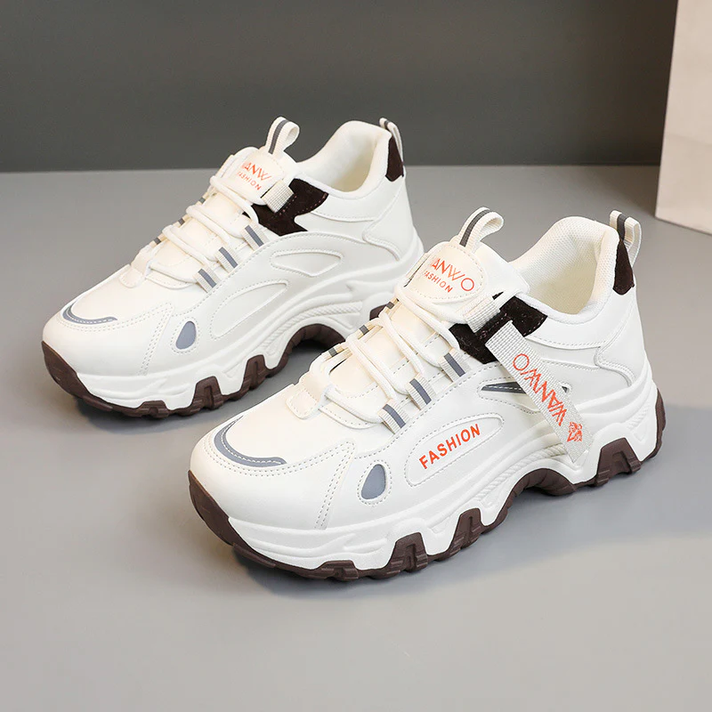 Damen Sportliche Chunky Sneakers mit ergonomischer Dämpfung und rutschfester Sohle Heidi Mode - Image 7