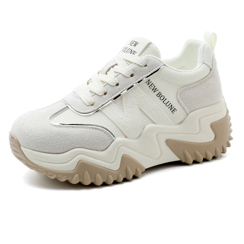 Damen Sportliche Chunky Sneakers mit ergonomischer Dämpfung und rutschfester Sohle Heidi Mode - Image 6