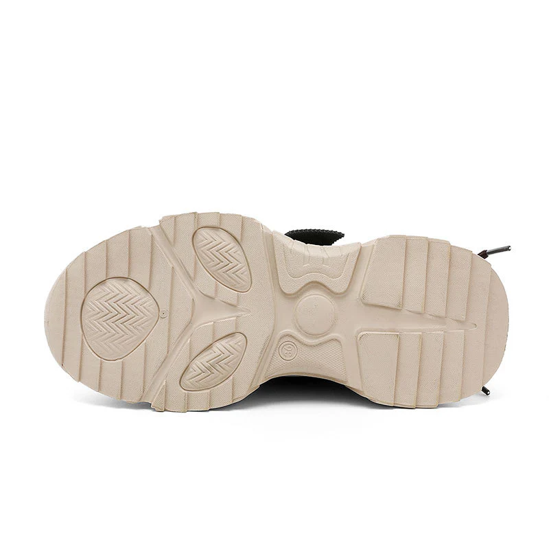 Damen Sportliche Chunky Sneakers mit exklusivem Mustermix und strapazierfähigem Obermaterial Heidi Mode - Image 4