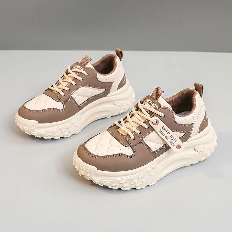 Damen Sportliche Chunky Sneakers mit gepolsterter Laufsohle Heidi Mode - Image 6