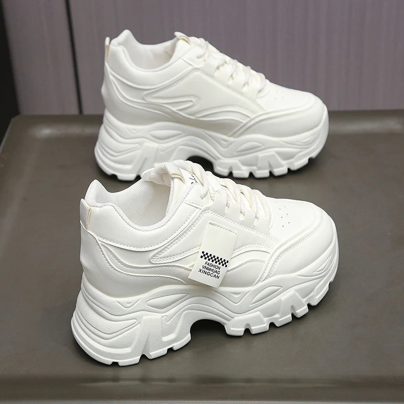 Damen Sportliche Chunky Sneakers mit gepolsterter Laufsohle und atmungsaktivem Obermaterial Heidi Mode - Image 2