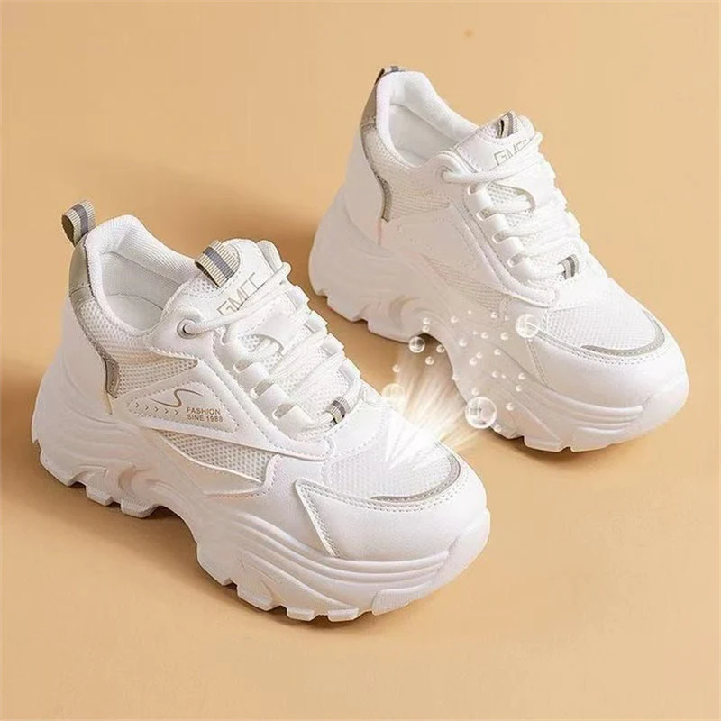 Damen Sportliche Chunky Sneakers mit gepolsterter Sohle und atmungsaktivem Obermaterial Heidi Mode - Image 6
