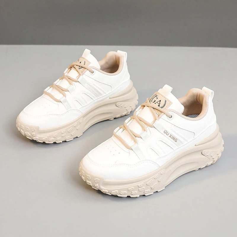 Damen Sportliche Chunky Sneakers mit gepolsterter Sohle und innovativem Schnürsystem Heidi Mode - Image 6