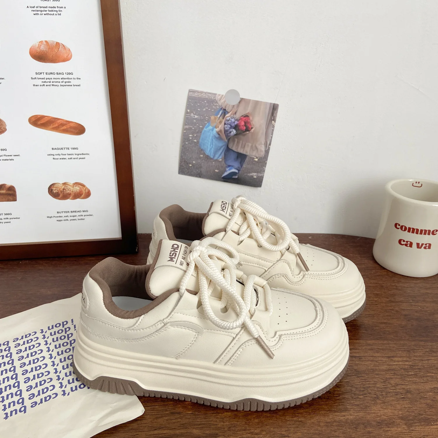 Damen Sportliche Chunky Sneakers mit herausragender Dämpfung und atmungsaktiver Oberflächenstruktur Heidi Mode - Image 2