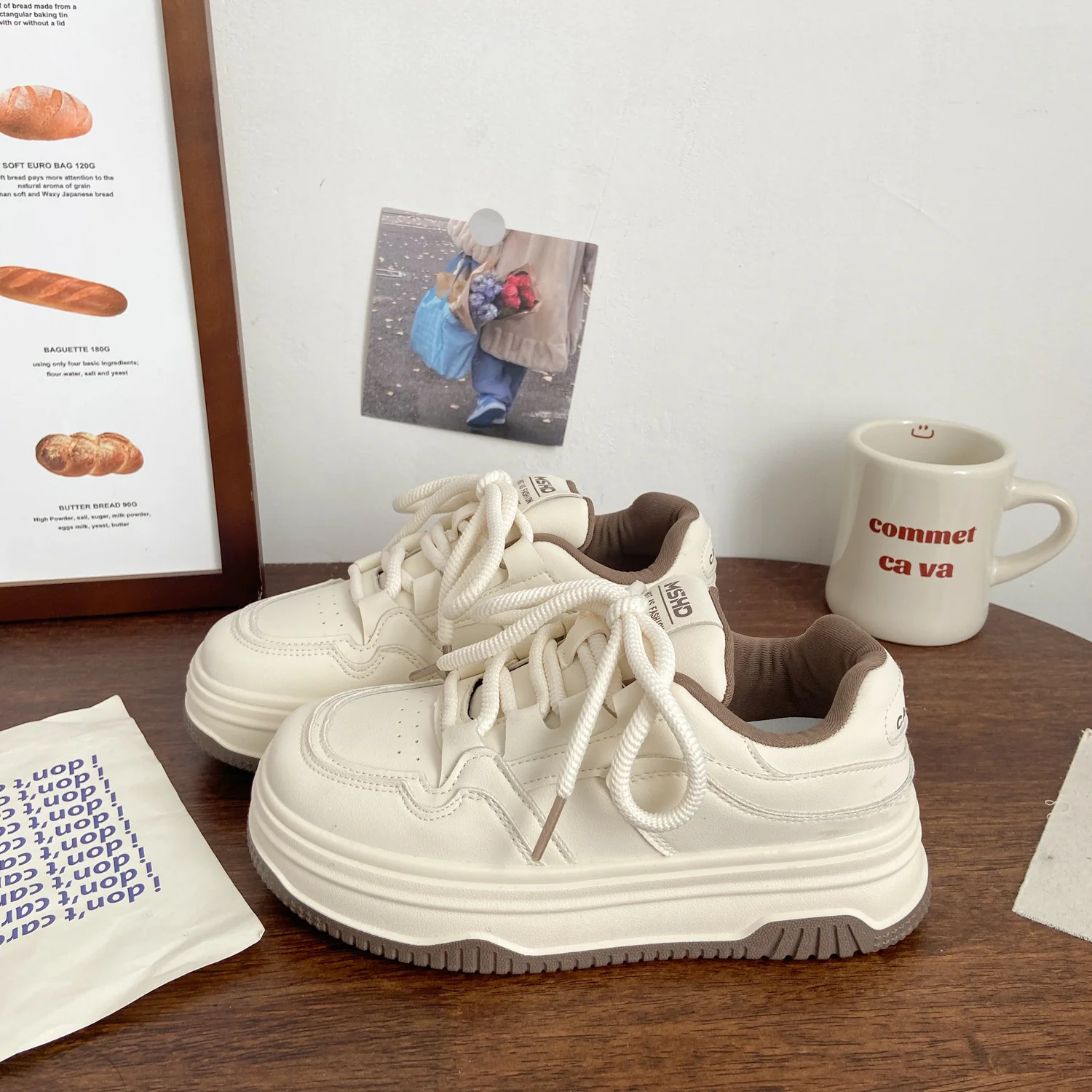 Damen Sportliche Chunky Sneakers mit herausragender Dämpfung und atmungsaktiver Oberflächenstruktur Heidi Mode - Image 7