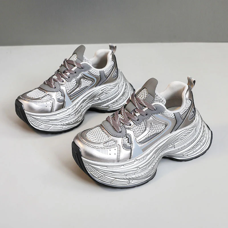 Damen Sportliche Chunky Sneakers mit innovativer Dämpfung und atmungsaktiver Obermaterialstruktur Heidi Mode - Image 6