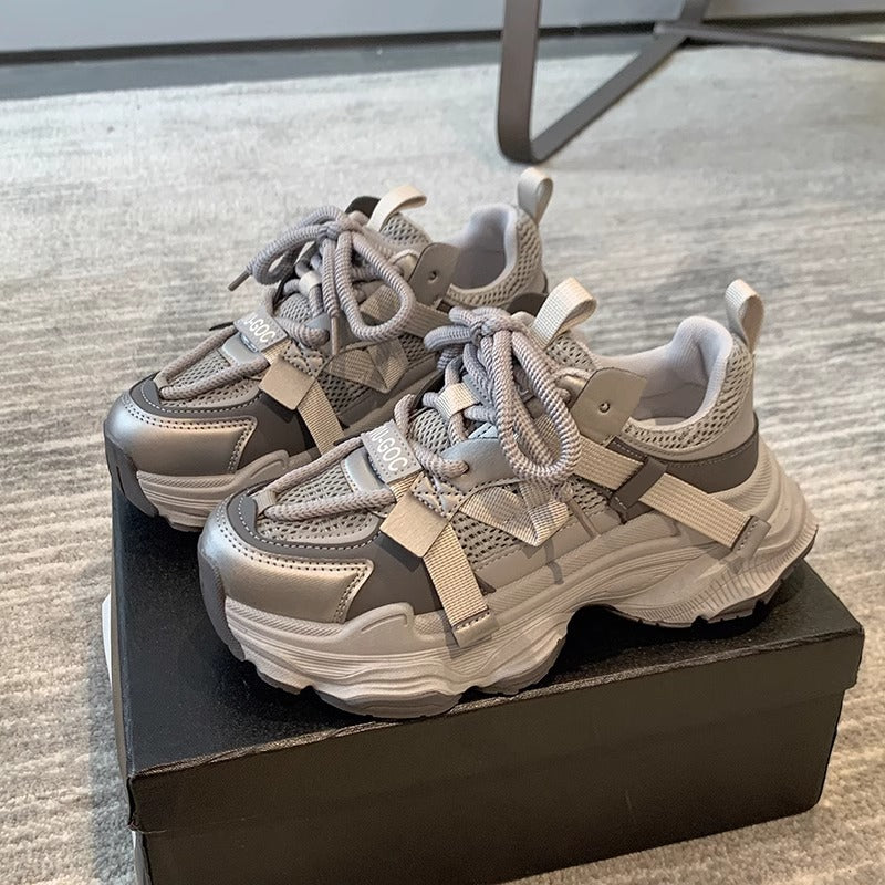 Damen Sportliche Chunky Sneakers mit innovativer Dämpfung und Trenddesign Heidi Mode - Image 3