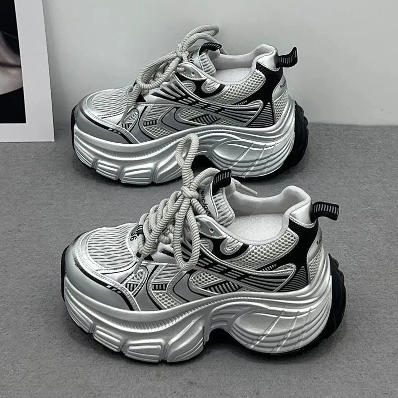 Damen Sportliche Chunky Sneakers mit innovativer Dämpfungstechnik Heidi Mode - Image 2