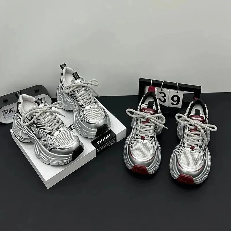 Damen Sportliche Chunky Sneakers mit innovativer Dämpfungstechnik Heidi Mode - Image 3