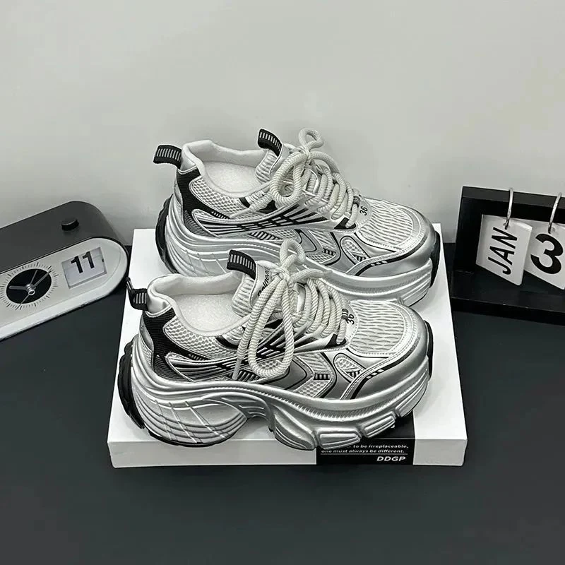 Damen Sportliche Chunky Sneakers mit innovativer Dämpfungstechnik Heidi Mode - Image 4
