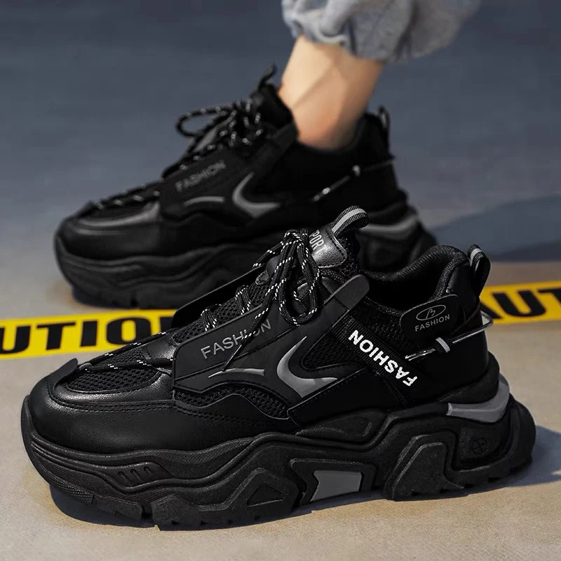 Damen Sportliche Chunky Sneakers mit modernem, gepolstertem Sohlenprofil Heidi Mode - Image 3