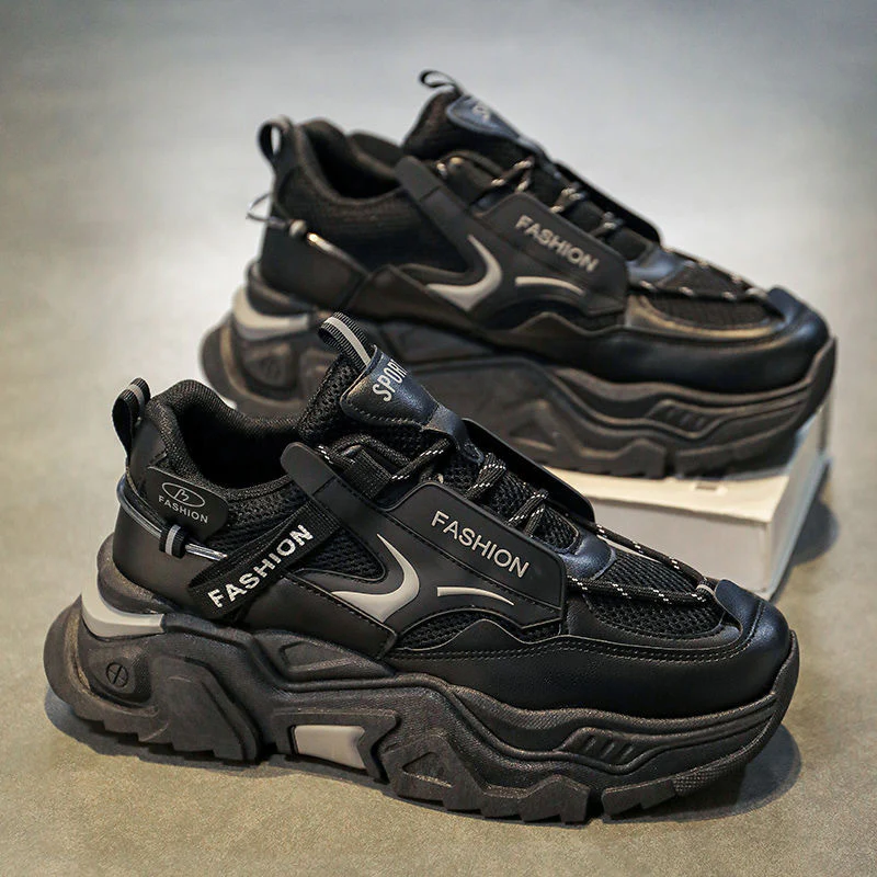 Damen Sportliche Chunky Sneakers mit modernem, gepolstertem Sohlenprofil Heidi Mode - Image 7