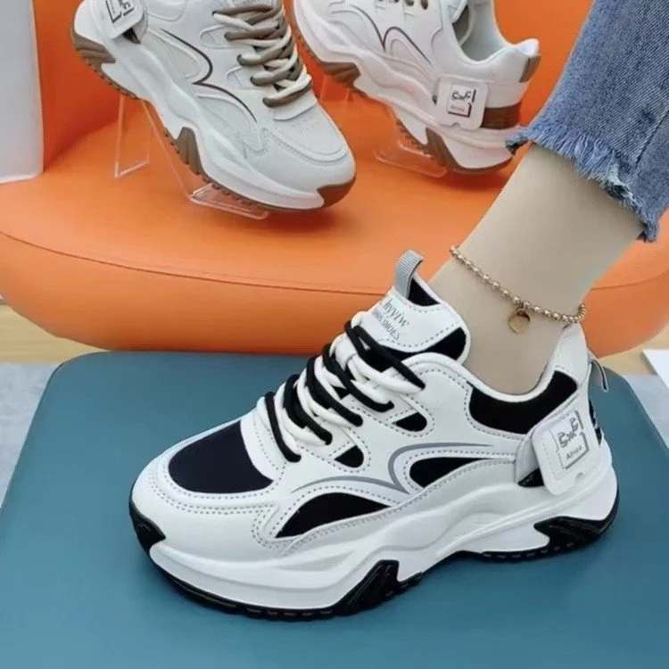 Damen Sportliche Chunky Sneakers mit modischem Design und stoßdämpfenden Eigenschaften Heidi Mode - Image 4