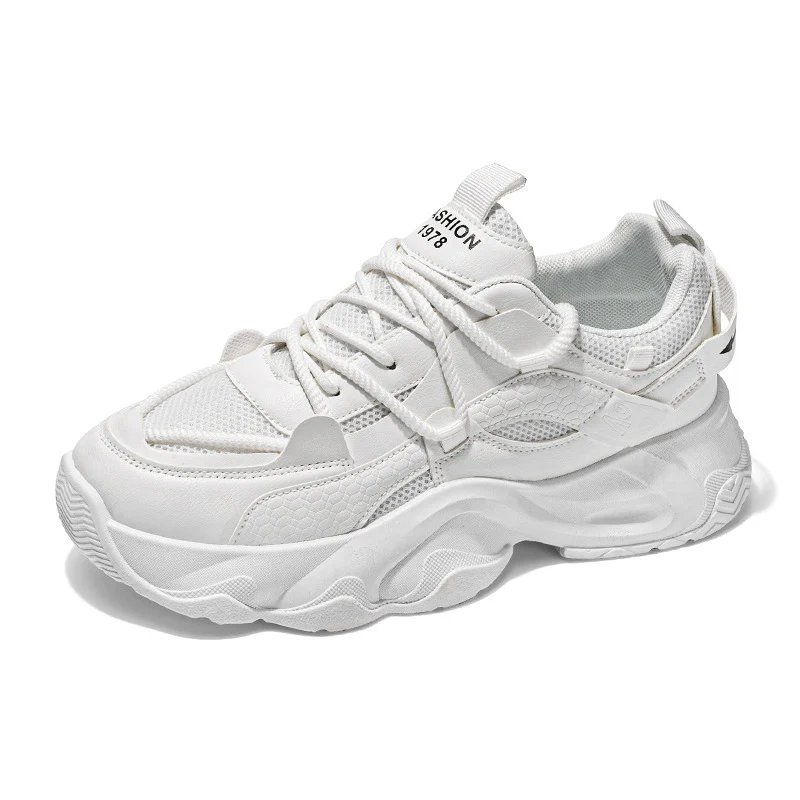 Damen Sportliche Chunky Sneakers mit robustem Design und atmungsaktiver Obermaterialstruktur Heidi Mode - Image 5