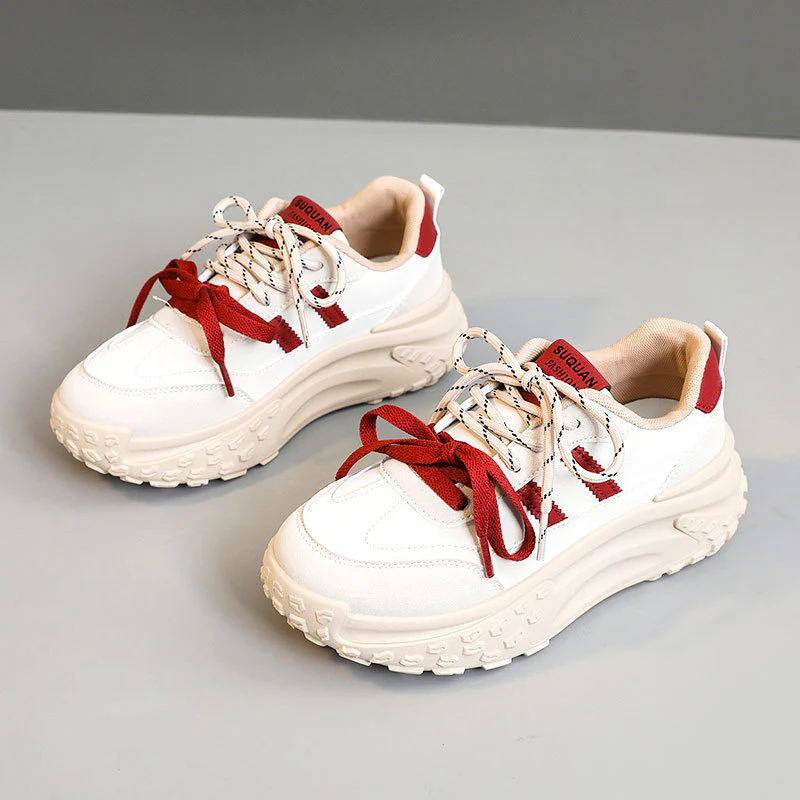 Damen Sportliche Chunky Sneakers mit robustem Profil und atmungsaktivem Obermaterial Heidi Mode - Image 2