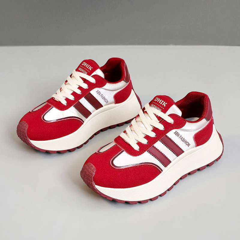 Damen Sportliche Chunky Sneakers mit rutschfester Laufsohle und atmungsaktivem Obermaterial Heidi Mode - Image 8