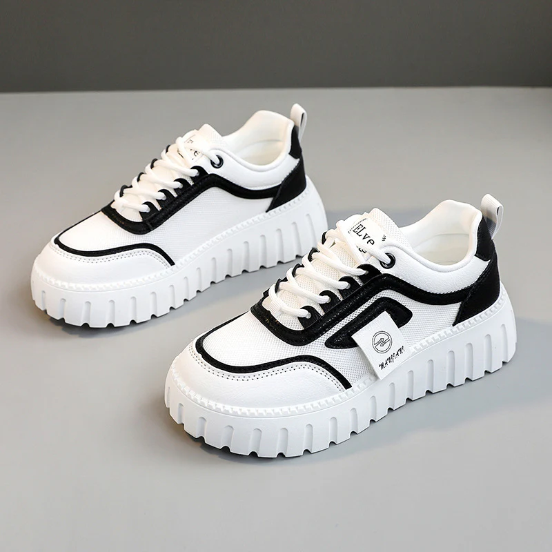 Damen Sportliche Chunky Sneakers mit rutschfester Profilsohle und atmungsaktivem Obermaterial Heidi Mode - Image 6