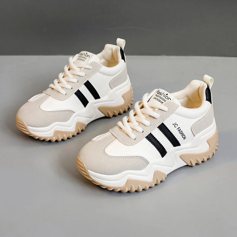 Damen Sportliche Chunky Sneakers mit rutschfester Sohle und atmungsaktivem Obermaterial Heidi Mode - Image 2