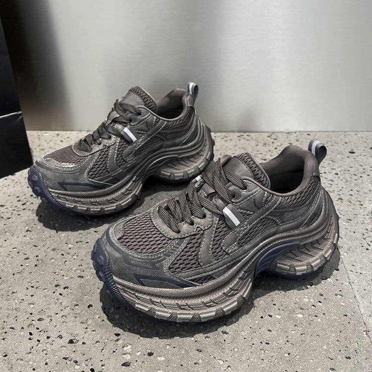 Damen Sportliche Chunky Sneakers mit rutschfester Sohle und atmungsaktiver Mesh-Konstruktion Heidi Mode - Image 3