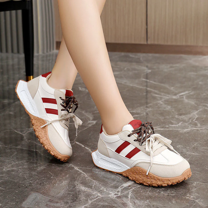 Damen Sportliche Chunky Sneakers mit rutschfester Sohle und atmungsaktiver Mesh-Oberfläche Heidi Mode - Image 3