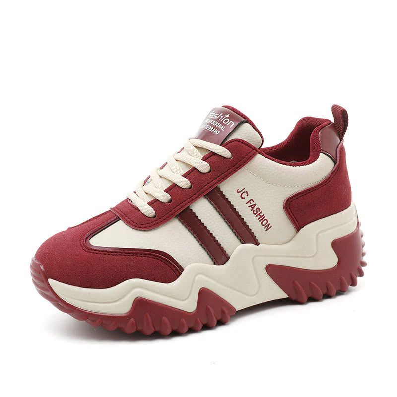 Damen Sportliche Chunky Sneakers mit rutschfester Sohle und atmungsaktiver Oberflächenstruktur Heidi Mode - Image 3