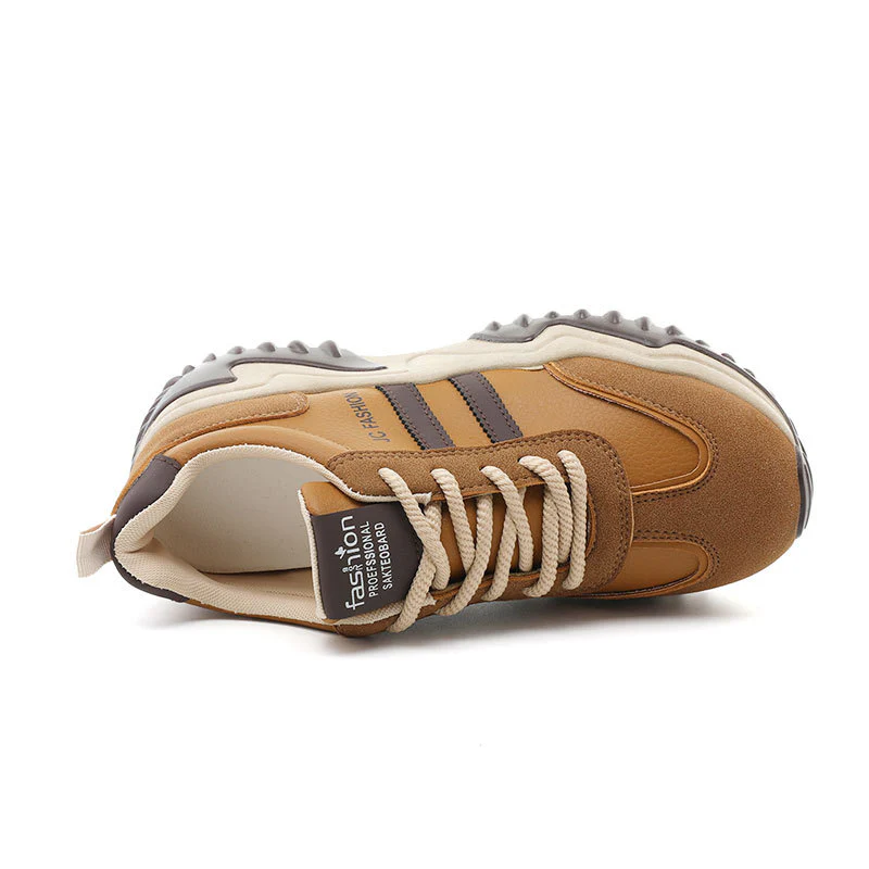 Damen Sportliche Chunky Sneakers mit rutschfester Sohle und atmungsaktiver Oberflächenstruktur Heidi Mode - Image 4