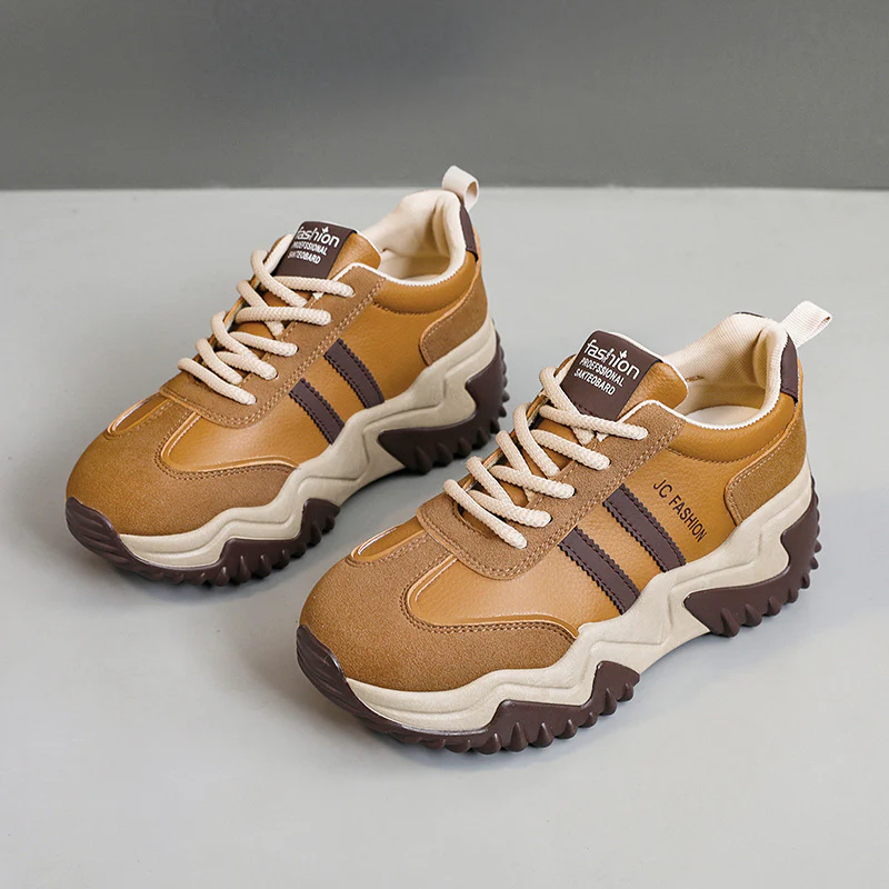 Damen Sportliche Chunky Sneakers mit rutschfester Sohle und atmungsaktiver Oberflächenstruktur Heidi Mode - Image 9