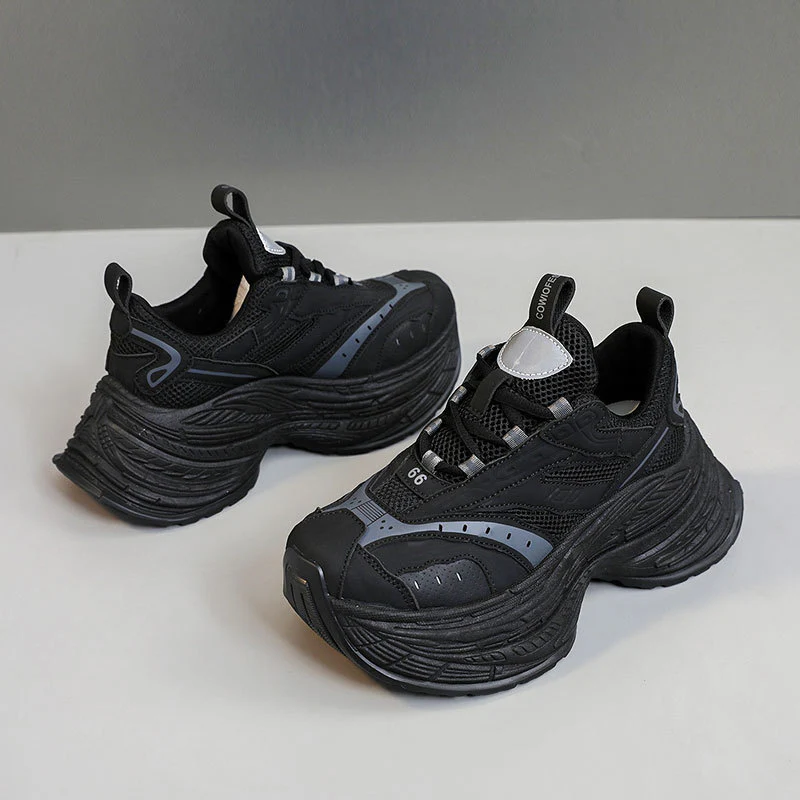 Damen Sportliche Chunky Sneakers mit überlegener Dämpfung und rutschfester Sohle Heidi Mode - Image 7