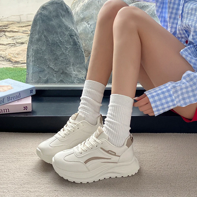 Damen Sportliche Chunky Sneakers mit ultraweicher Dämpfung und ergonomischem Design Heidi Mode - Image 8