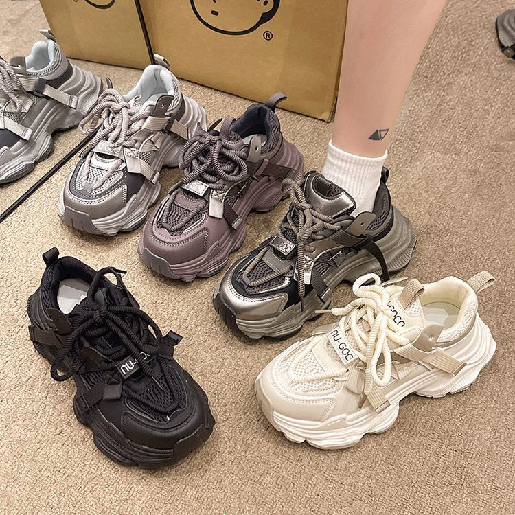 Damen Sportliche Chunky Sneakers mit verbesserten Dämpfungseigenschaften Heidi Mode - Image 3