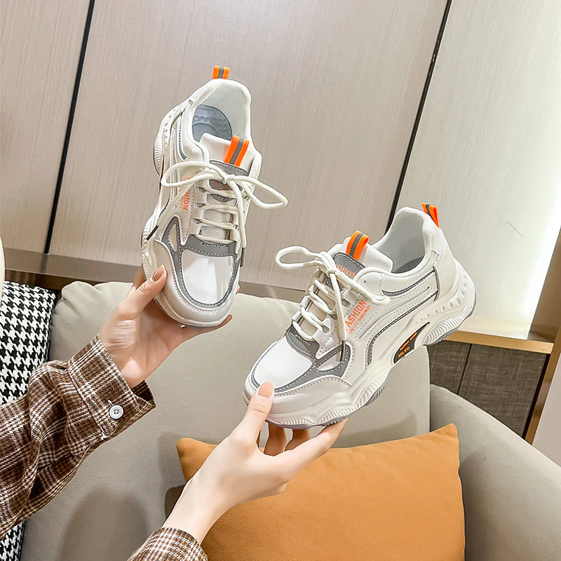 Damen Sportliche Chunky Sneakers mit verstärkter Sohle Heidi Mode - Image 3