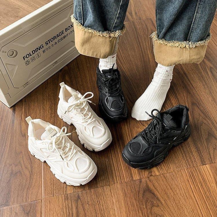 Damen Sportliche Chunky Sneakers mit verstärkter Sohle und atmungsaktiver Mesh-Oberfläche Heidi Mode - Image 4