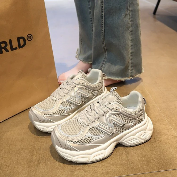 Damen Sportliche City-Sneaker mit atmungsaktiver Netzstruktur und komfortabler Dämpfung Heidi Mode - Image 2