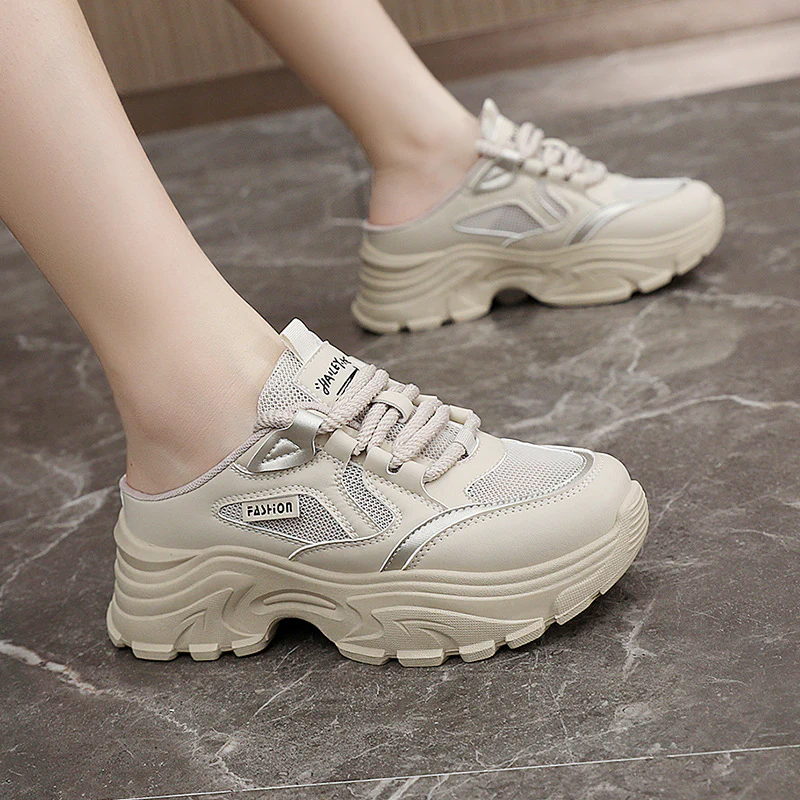 Damen sportliche Clogs im modernen Design mit atmungsaktiver Mesh-Oberfläche Heidi Mode - Image 4