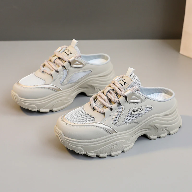 Damen sportliche Clogs im modernen Design mit atmungsaktiver Mesh-Oberfläche Heidi Mode - Image 8