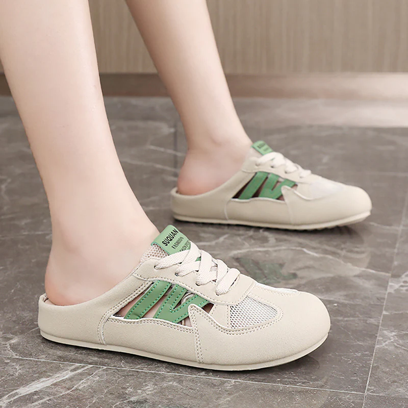 Damen Sportliche Clogs mit atmungsaktiver Mesh-Konstruktion und rutschfester Außensohle Heidi Mode - Image 4