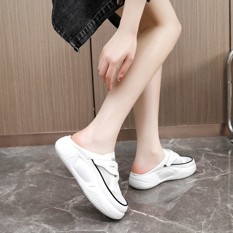 Damen Sportliche Clogs mit atmungsaktiver Mesh-Oberfläche und dämpfendem Sohlenprofil Heidi Mode - Image 4
