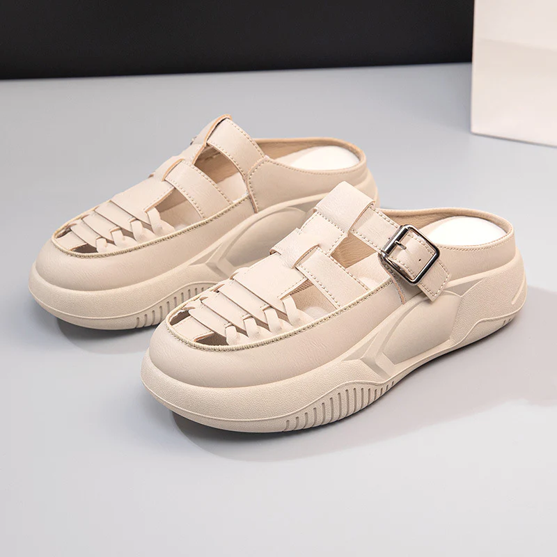 Damen Sportliche Clogs mit verstellbarem Riemen und atmungsaktiver Obermaterialstruktur Heidi Mode - Image 6