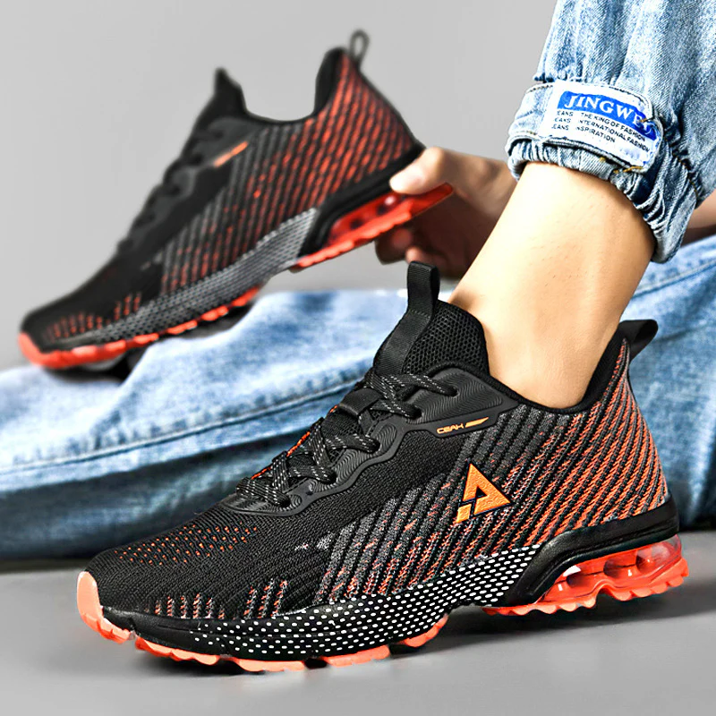 Damen Sportliche Dämpfung Sneakers mit atmungsaktivem Mesh-Obermaterial Heidi Mode - Image 2