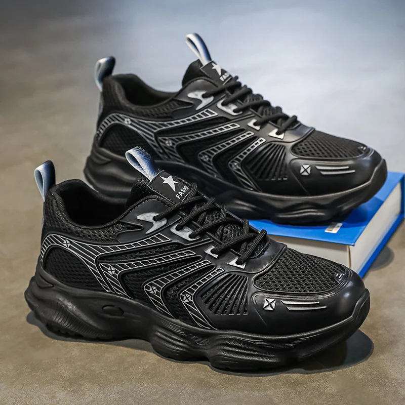 Damen Sportliche Dämpfung Sneakers mit atmungsaktiver Mesh-Oberfläche Heidi Mode - Image 2