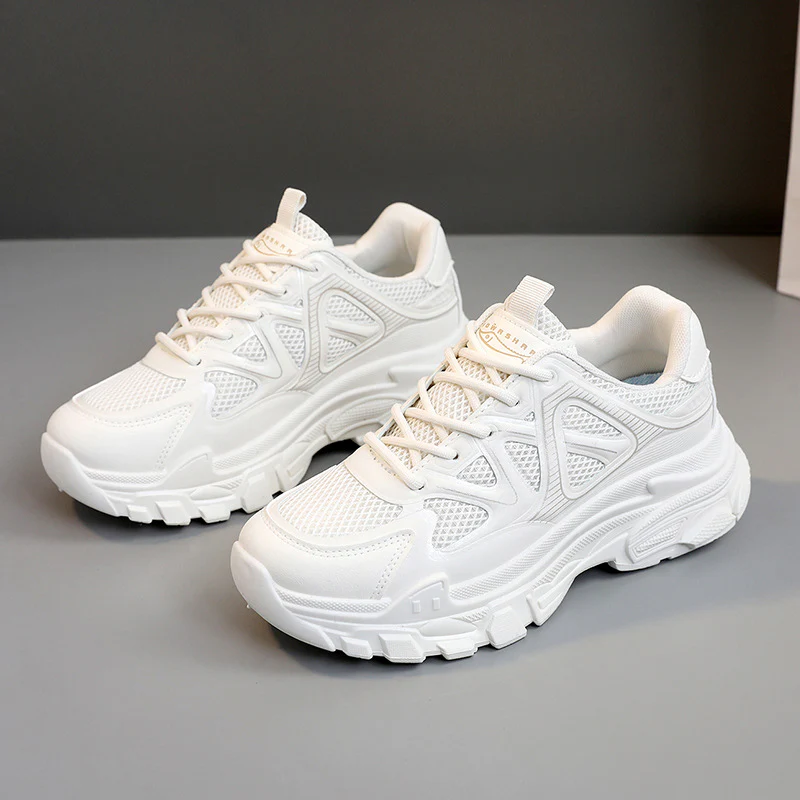 Damen sportliche Fitness Sneakers mit atmungsaktiver Mesh-Oberfläche Heidi Mode - Image 2