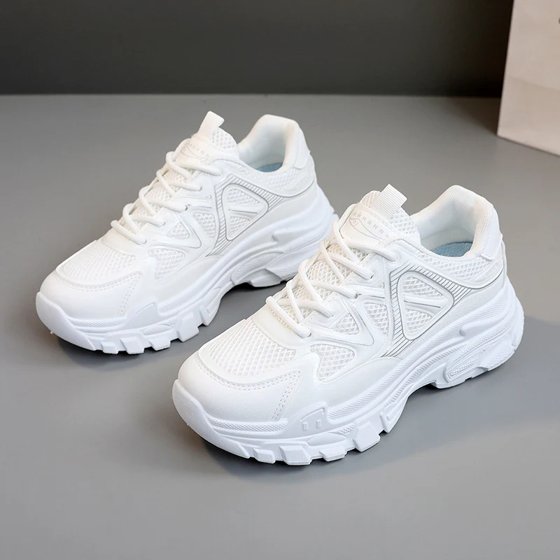 Damen sportliche Fitness Sneakers mit atmungsaktiver Mesh-Oberfläche Heidi Mode - Image 6
