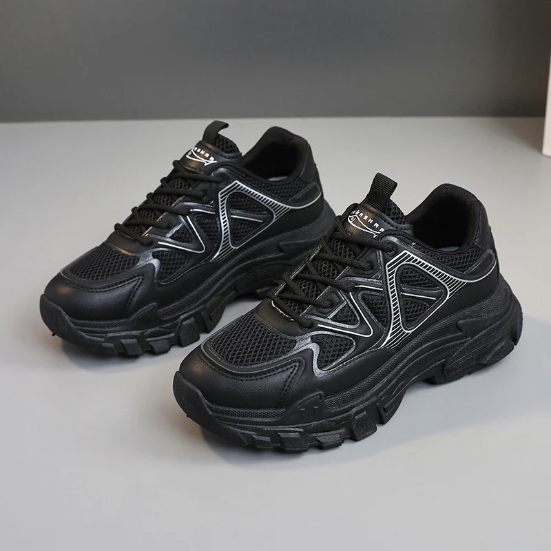 Damen sportliche Fitness Sneakers mit atmungsaktiver Mesh-Oberfläche Heidi Mode - Image 7