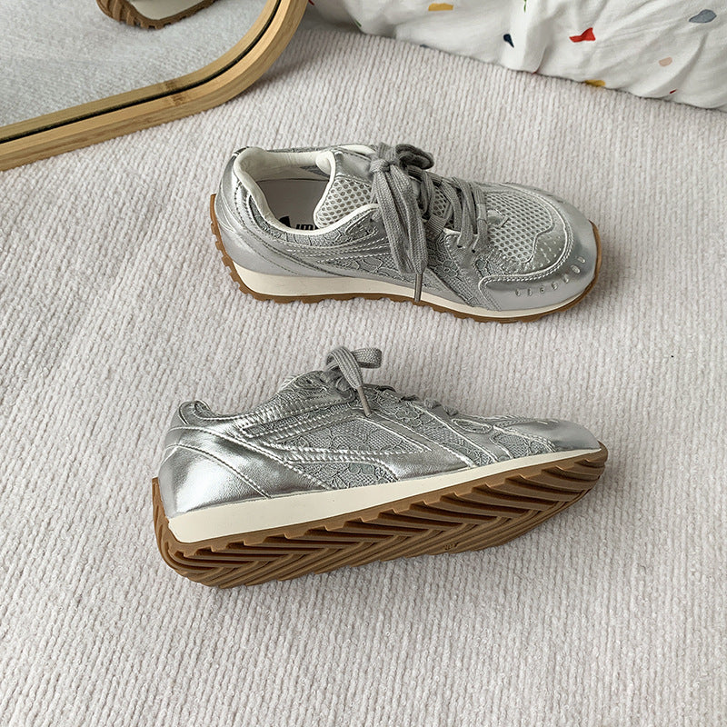 Damen Sportliche Fitness Sneakers mit atmungsaktiver Mesh-Oberfläche und rutschfester Sohle Heidi Mode - Image 3