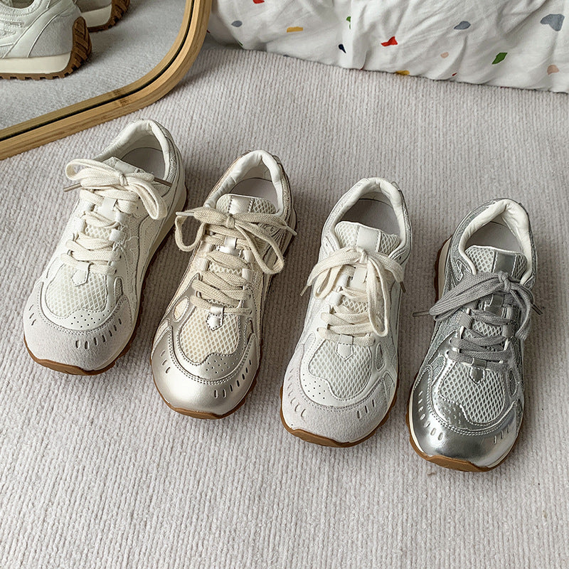 Damen Sportliche Fitness Sneakers mit atmungsaktiver Mesh-Oberfläche und rutschfester Sohle Heidi Mode - Image 4